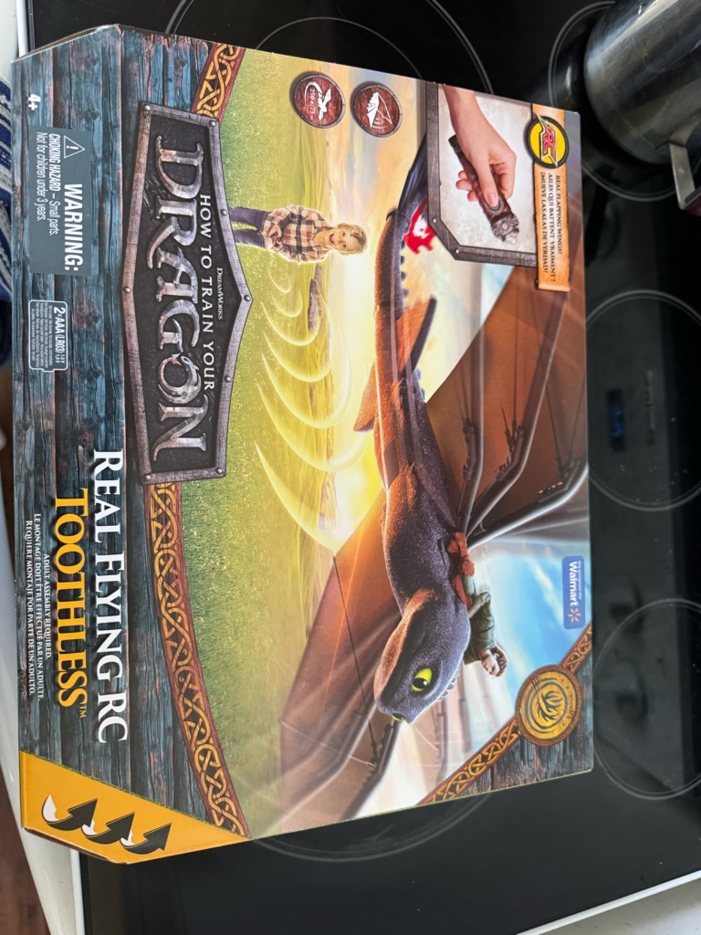 Real Flying RC Toothless - Black